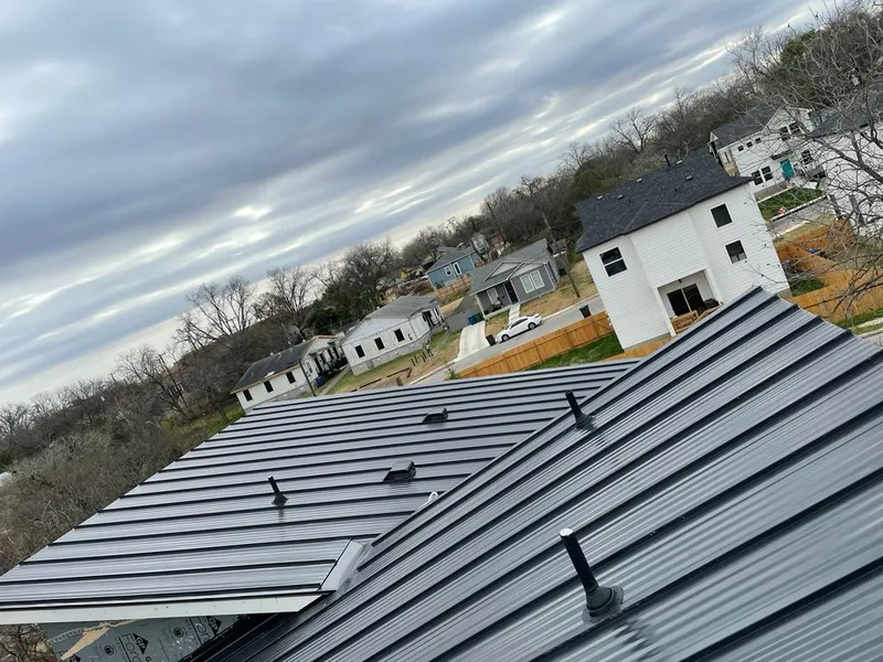 Standing seam metal roof panels with vents for Skylight Repair in Fort Valley